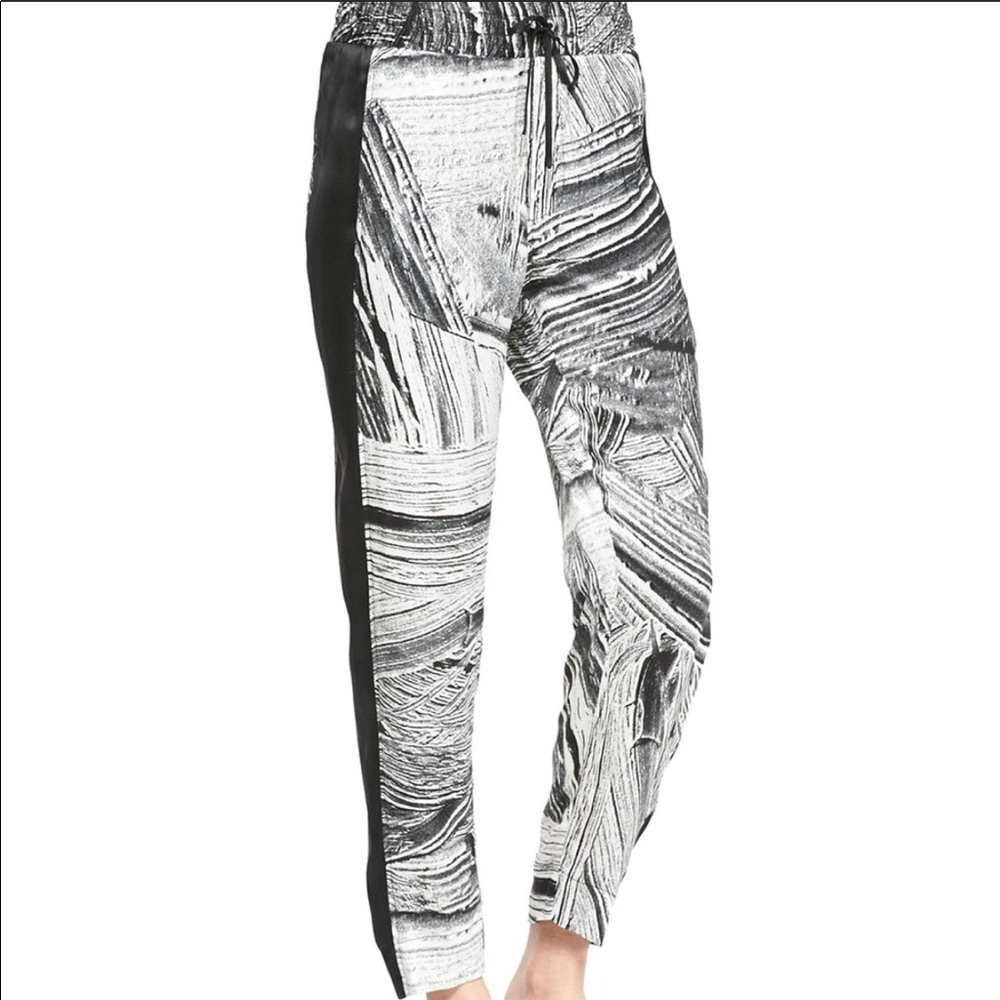 Helmut Lang Method Print Silk Pant